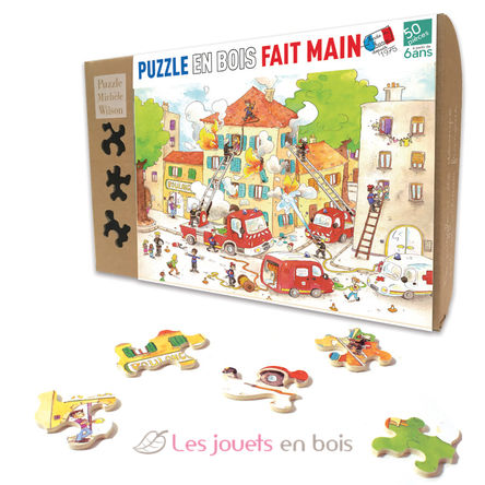 I pompieri di Laure Cacouault K113-50 Puzzle Michèle Wilson 1