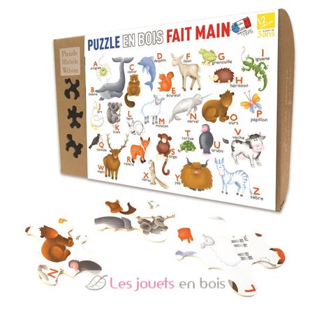 L'alfabeto degli animali di Hannah Weeks K306-12 Puzzle Michèle Wilson 2