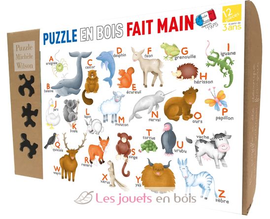 L'alfabeto degli animali di Hannah Weeks K306-12 Puzzle Michèle Wilson 1