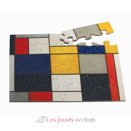Composizione 123 di Mondrian K629-24 Puzzle Michèle Wilson 3