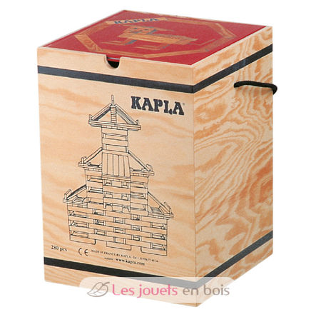 280 valigetta di assi KAPLA - Set di costruzioni in legno ed ecologiche