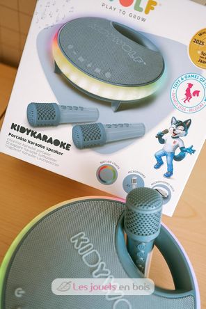 Kidykaraoke Altoparlante karaoke blu KW-KIDYKARAOKE-BU Kidywolf 6