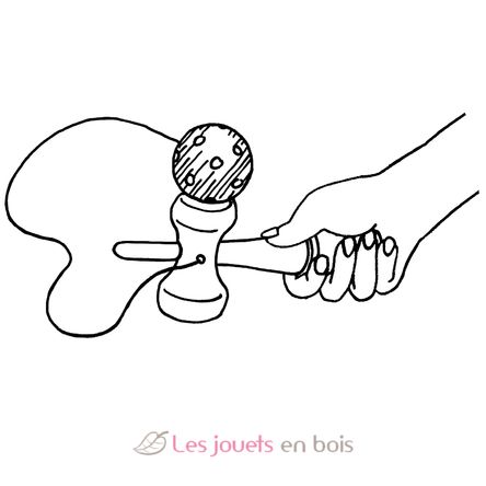 Kendama rosso GK62931 Goki 3