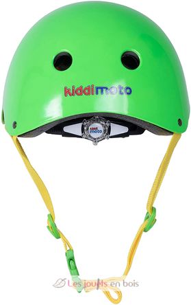 Casco verde neon MEDIUM KMH035M Kiddimoto 3