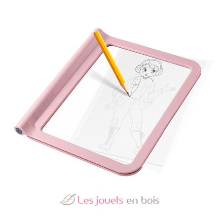 Kidydraw-Pro Fashion Tavoletta da disegno luminosa KW-KIDYDRAW-PRO-PI Kidywolf 3