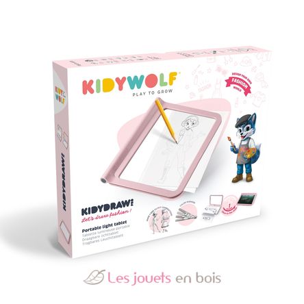 Kidydraw-Pro Fashion Tavoletta da disegno luminosa KW-KIDYDRAW-PRO-PI Kidywolf 1