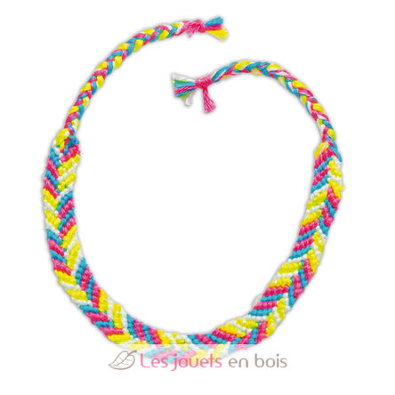 7 braccialetti brasiliani fluo da realizzare J07929 Janod 4