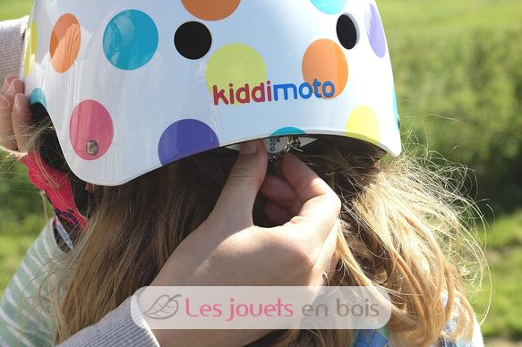 Casco Pastel Dotty Small KMH023S Kiddimoto 2