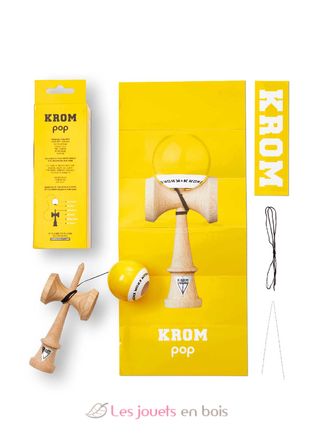 Krom Kendama Pop Lol Giallo KROM-PL-YEL KROM Kendama 7