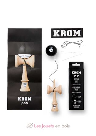 Krom Kendama Pop Lol Nero KROM-PL-BLA KROM Kendama 7