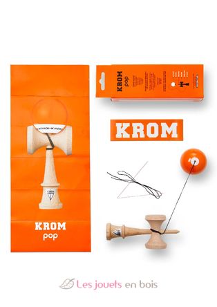 Krom Kendama Pop Lol Arancione KROM-PL-ORA KROM Kendama 7