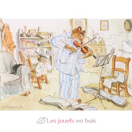 La lezione di musica di Vincent K1384-24 Puzzle Michèle Wilson 3