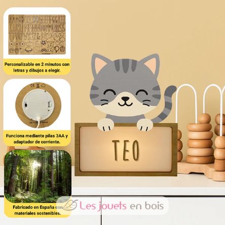 Lampada personalizzabile - Gatto VI-LSP18 Vintiun 4