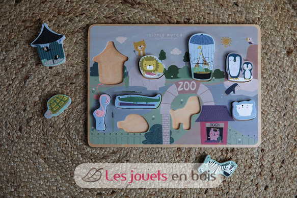 Puzzle da incasso - Zoo LD4444 Little Dutch 2