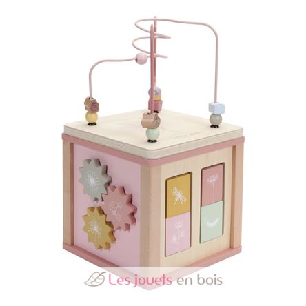 Cubo attività in legno Wild Flowers LD7114 Little Dutch 8