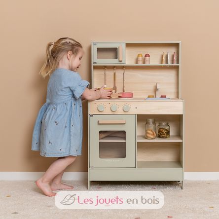 Cucina per bambini in legno, verde menta LD7088 Little Dutch 6