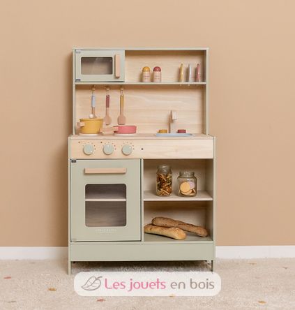 Cucina per bambini in legno, verde menta LD7088 Little Dutch 4