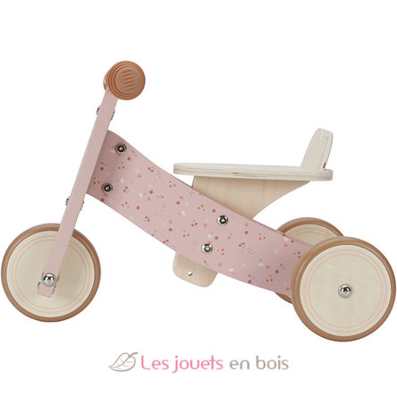 Triciclo in legno rosa LD7123 Little Dutch 2