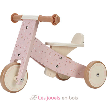 Triciclo in legno rosa LD7123 Little Dutch 1