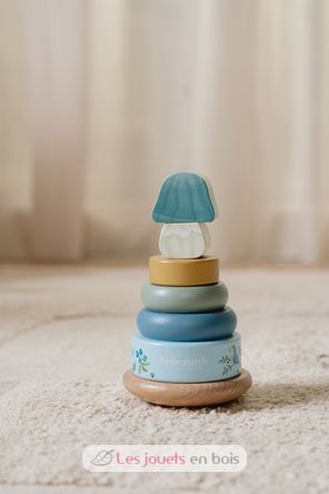 Torre impilabile di legno Forest Friends LD7242 Little Dutch 6