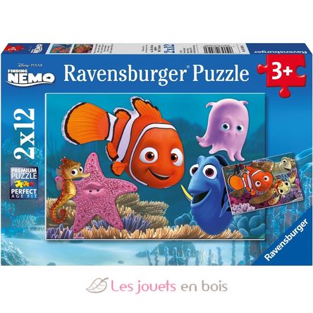 Puzzle Nemo il piccolo fuggitivo 2x12 pcs RAV07556 Ravensburger 1