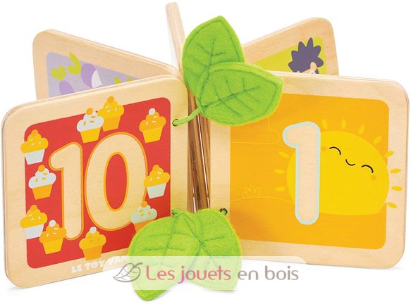 Libro di legno - Conto da 1 a 10 TV-PL114 Le Toy Van 1