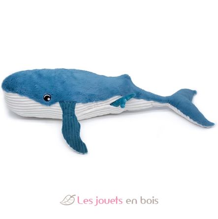 Mamma peluche balena e il suo bambino blu DE74301 Les Déglingos 2