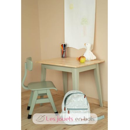 Sedia per bambini, colore oliva LD8018 Little Dutch 2
