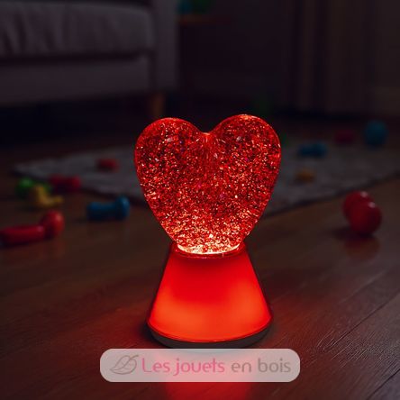 Lampada glitterata Magic Glow Cuore LL-GLOWHEART Little L 6