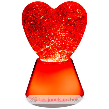 Lampada glitterata Magic Glow Cuore LL-GLOWHEART Little L 2