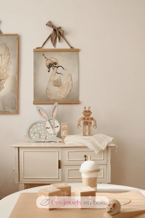 Luce notturna Rabbit Grigio chiaro LL008-500 Little Lights 5