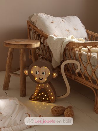 Luce notturna scimmia marrone LL070-467 Little Lights 7