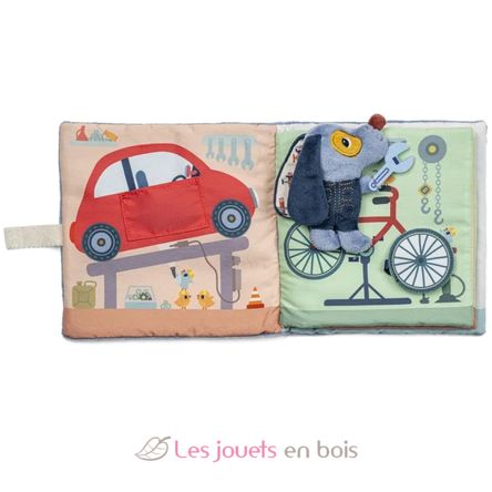 Libro di attività Il garage di Jules LL83585 Lilliputiens 4