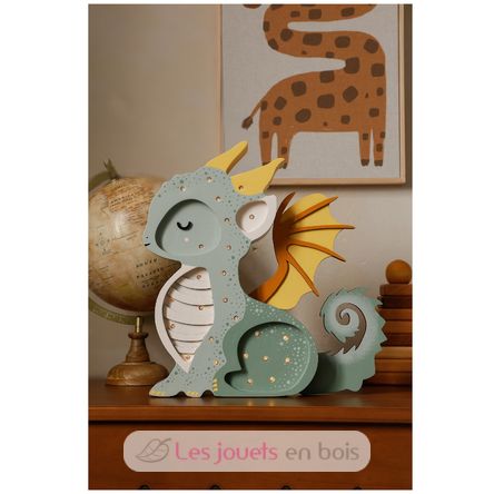 Lampada drago verde LL090-376 Little Lights 3