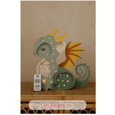 Lampada drago verde LL090-376 Little Lights 5