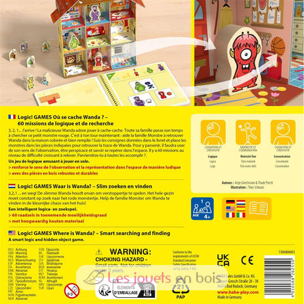 Logic Games La casa dei mostri HA1306806003 Haba 6