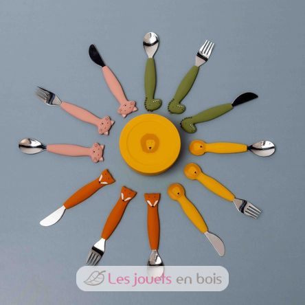 Set di posate in silicone Mr Fox TX-96-448 Trixie 3
