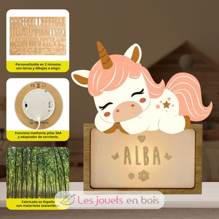 Lampada personalizzabile - Unicorno VI-LSP11 Vintiun 3