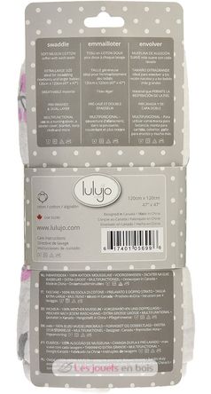 Mousseline lunga - Hippo rose LLJ-121-000-011 Lulujo 6