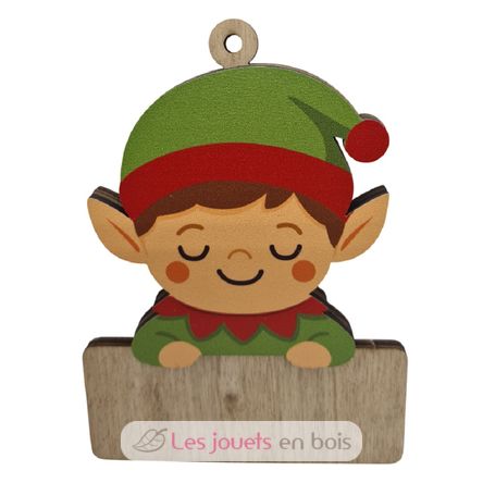 Elfo di Natale in legno personalizzabile VI-AD02 Vintiun 1