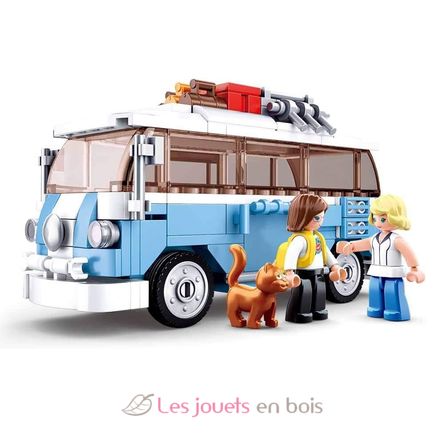 Model Bricks - Autobus Van Hippy SL-M38-B0707 Sluban 2