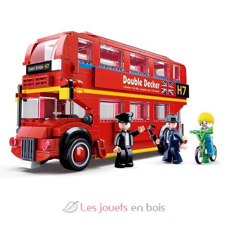 Model Bricks - Autobus di Londra SL-M38-B0708 Sluban 2