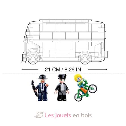 Model Bricks - Autobus di Londra SL-M38-B0708 Sluban 4