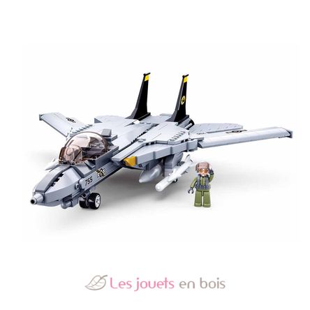 Model Bricks - Aereo jet da combattimento SL-M38-B0755 Sluban 2