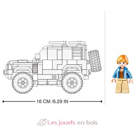 Model Bricks - SUV d'attacco britannico SL-M38-B1015 Sluban 4