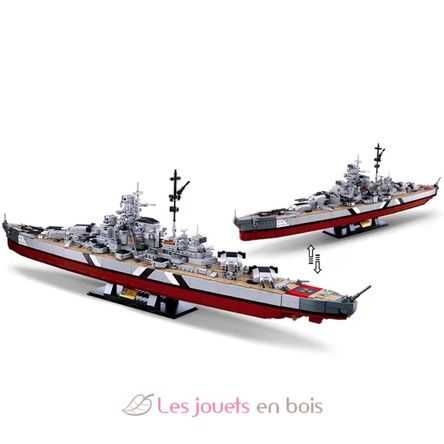 Model Bricks - Corazzata Bismarck SL-M38-B1102 Sluban 3