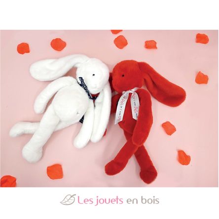 Peluche Coniglio Méloé 37 cm - Bianco MA0240 Maïlou Tradition 4