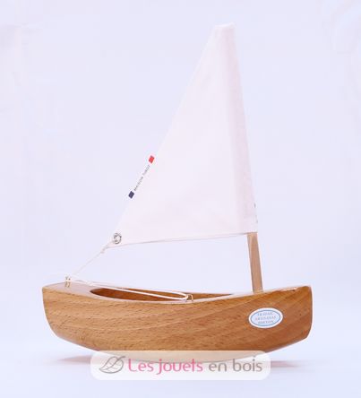 Barca Le Bâchi in legno naturale 17cm TI-N200-BACHI-BOIS-NATUREL Maison Tirot 3