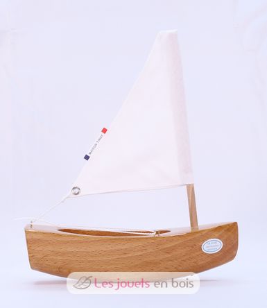Barca Le Bâchi in legno naturale 17cm TI-N200-BACHI-BOIS-NATUREL Maison Tirot 2