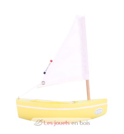 Barca Le Bâchi giallo 17cm TI-N200-BACHI-JAUNE Maison Tirot 1